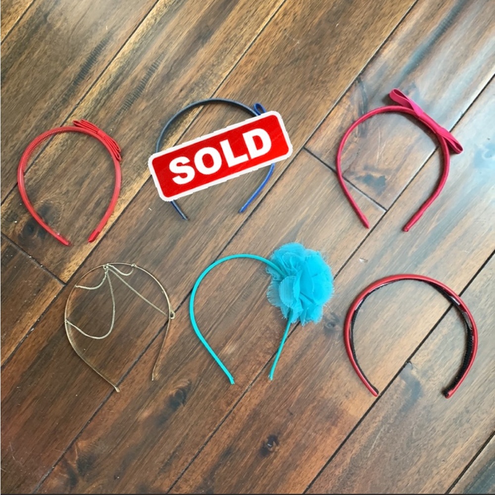 Lot of 5 Headbands